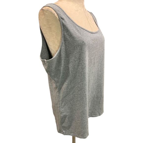Size 2XL Duluth Trading Co Womens Gray Tank Top Shirt - Picture 5 of 6